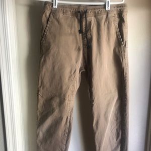 Men’s twill joggers